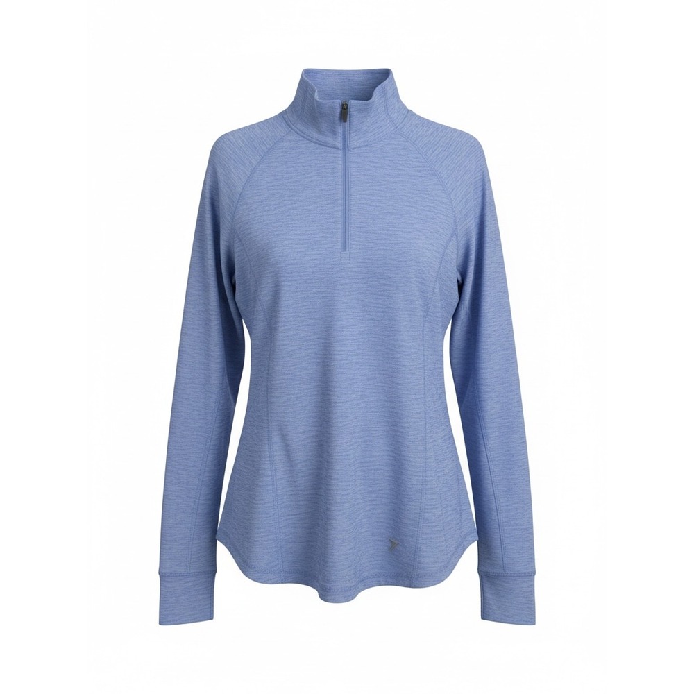 Old Navy Active Go-Dry 1/4 Zip Pullover Purple Space Dye XL Thumbholes